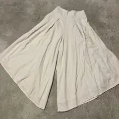 ガウチョパンツ(麻混)