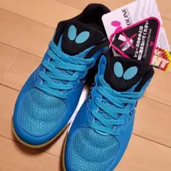 バタフライ 卓球シューズ 青　男女兼用