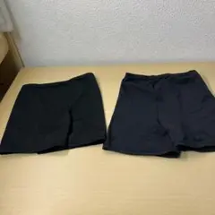 サイズがでかく、少しお腹周りがきつい見せパン(黒パン)です。