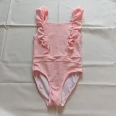 H&M フリル付きワンピース水着 110/116