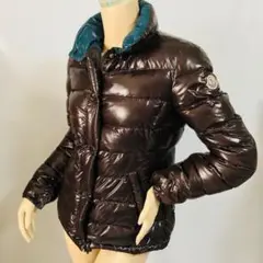 美品★モンクレール・ワッペン付 ビックスナップボタン ダウンジャケット(1)