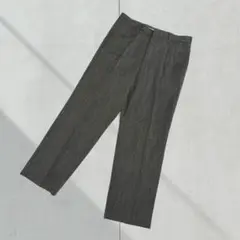 3087 スーツパンツ　スラックス　ダークグレー　ビジネス　フォーマル　仕事