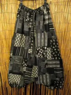 【ＳＡＬＥ】③新品＊コットン素材＊和風プリント＊ふんわり＊サルエルパンツ