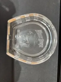 White Horse ガラス灰皿 約10cm