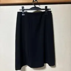 アンタイトル　黒　ひざ丈スカート