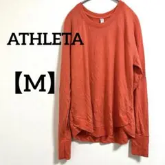 ATHLETA オレンジ トレーナー 【M】