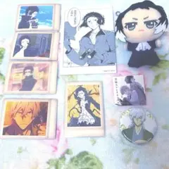 文スト 芥川龍之介 ちびぐるみ ポストカード 缶バッジ 大博覧会 特典 セット