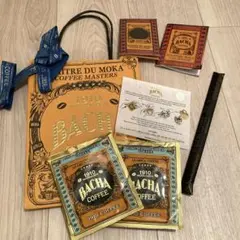 新品未開封　bacha coffee シンガポール航空　限定　ガラスストロー シンガポール航空とチャンギ空港｜੯•໒꒱✯
