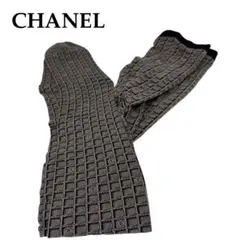 美品 CHANEL シャネル ストッキング タイツ ココマーク 総柄