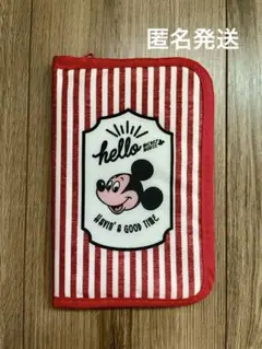 ミッキー ミッキーマウス レトロ 母子手帳ケース　通帳ケース ディズニー