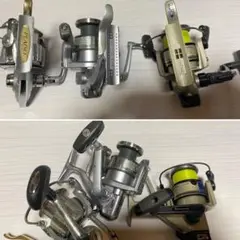 レバーブレーキリール3台 ジャンク プレイソshox,BB-X,SS750