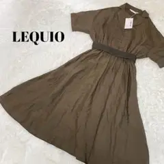 新品未使用タグ付き　LEQUIOレキオ　リネンチュニック　沖縄ブランド 新品未使用タグ付き LEQUIOレキオ リネンチュニック 沖縄