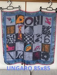 emanuel ungaro ウンガロ　大判　シルクスカーフ 85×85