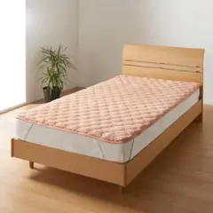 ピンク キルティング 敷きパッド シングル