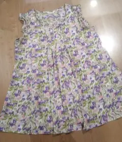 ラシュメール　柄チュニック　フリル　LA.SUMER