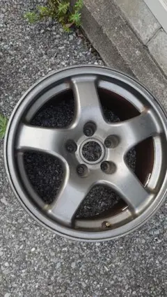 つばさ　GT-R純正ホイール　？　R32　2本セット　センターキャップなし つばさ様専用 GT-R純正ホイール ？ R32 2本セット センター