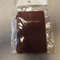 値下げ！Hankyu PicTrain パスケース ワインレッド