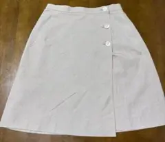 Oxford Traditional ストライプ柄 ボタン付きスカート Sサイズ