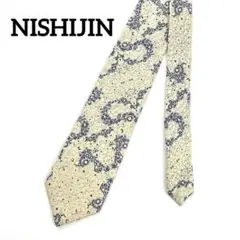 NISHIJIN ニシジン　ネクタイ　花柄　和柄　ゴージャス　総柄