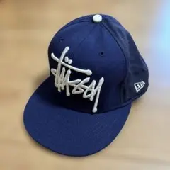 Stüssy 59FIFTY ネイビーキャップ 7 1/2