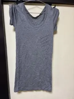 安室奈美恵　さん　CHERIE コラボ　グレー 半袖 Tシャツ リボンデザイン