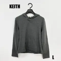 ◯0196M◯ KEITH 長袖パーカー 女性