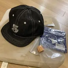 新品未使用 KARAKU デニムボールキャップ とバンダナスカッフセット