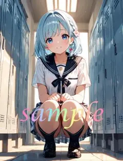 c139 美少女 かわいい イラスト 下着 コスプレ セクシー A4ポスター
