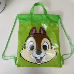 【新品タグ付き】チップとデール　ナップサック　リュック　チップ