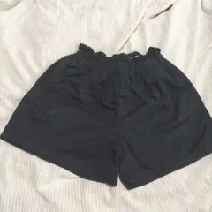 綿100 黒色ショートパンツ　サイズ130
