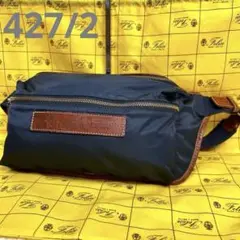 保存袋付Felisi ボディバッグ427/2/DSウエストバッグ ネイビー