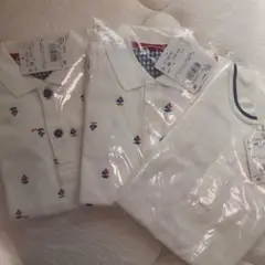 ミキハウスホットビスケッツ新品Tシャツ二枚、ロンパース
