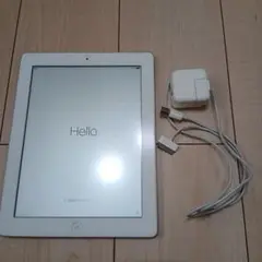 Apple iPad 64GB ホワイト 本体 充電器付き