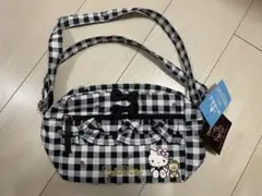 ハローキティ チェック柄 ショルダーバッグ