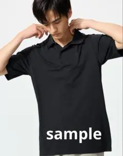 UNIQLO ユニクロ　ドライEXポロシャツ半袖　Mサイズ ブラック