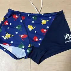 Renaissance 男の子用水着 ネイビー/マルチカラー　Mサイズ