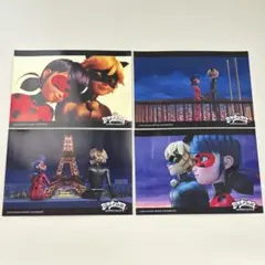 ミラキュラス レディバグ＆シャノワール　公式ブロマイド　L版　4枚セット