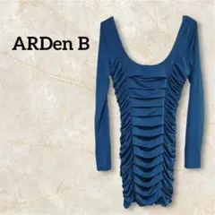 ARDen B ターコイズ フリルレッスンウェア　フリル　ギャザー　ドレープ