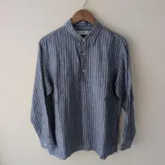 UNIQLO/ユニクロリネンプルオーバーシャツ M
