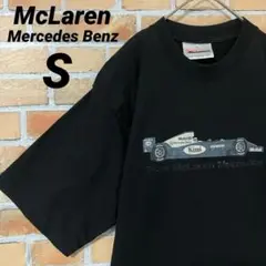 マクラーレン メルセデス ベンツ Mobil レース 車 半袖 Tシャツ
