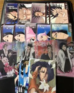 BLEACH クリアコレクション　ソウルカードバトル　剣八　卯ノ花　弓親　やちる