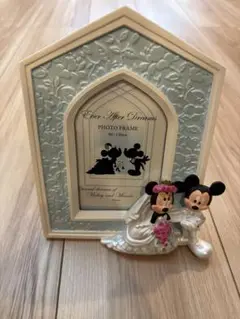 【価格相談即了承します】ディズニー　 写真立て　ミッキーミニー　結婚式