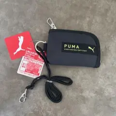 PUMA ブラック 財布 コインケースストラップ付き