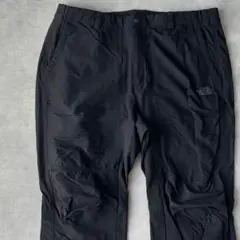 13883 THE NORTH FACE 刺繍ロゴ アウトドアパンツ 黒色