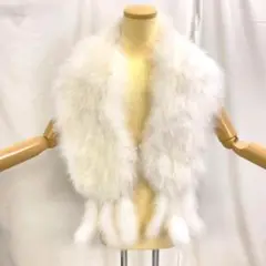 〔Y118〕 ファー 着物 振袖ショール ラメ ファー単品販売♪