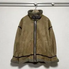 【美品】mysty woman(ミスティウーマン)ダブルフェイスボアジャケット