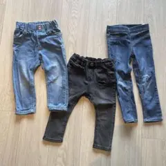 デニムパンツ 3点セット サイズ90