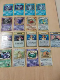 旧裏　ポケモンカードセット品　(かなり状態悪いです)