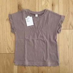 apres les cours 裾レースTシャツ 110cm
