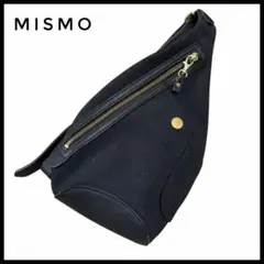 Mismo ミスモ　ボディバッグ ブラック　ゴールド　クロスボディ　ユニセックス